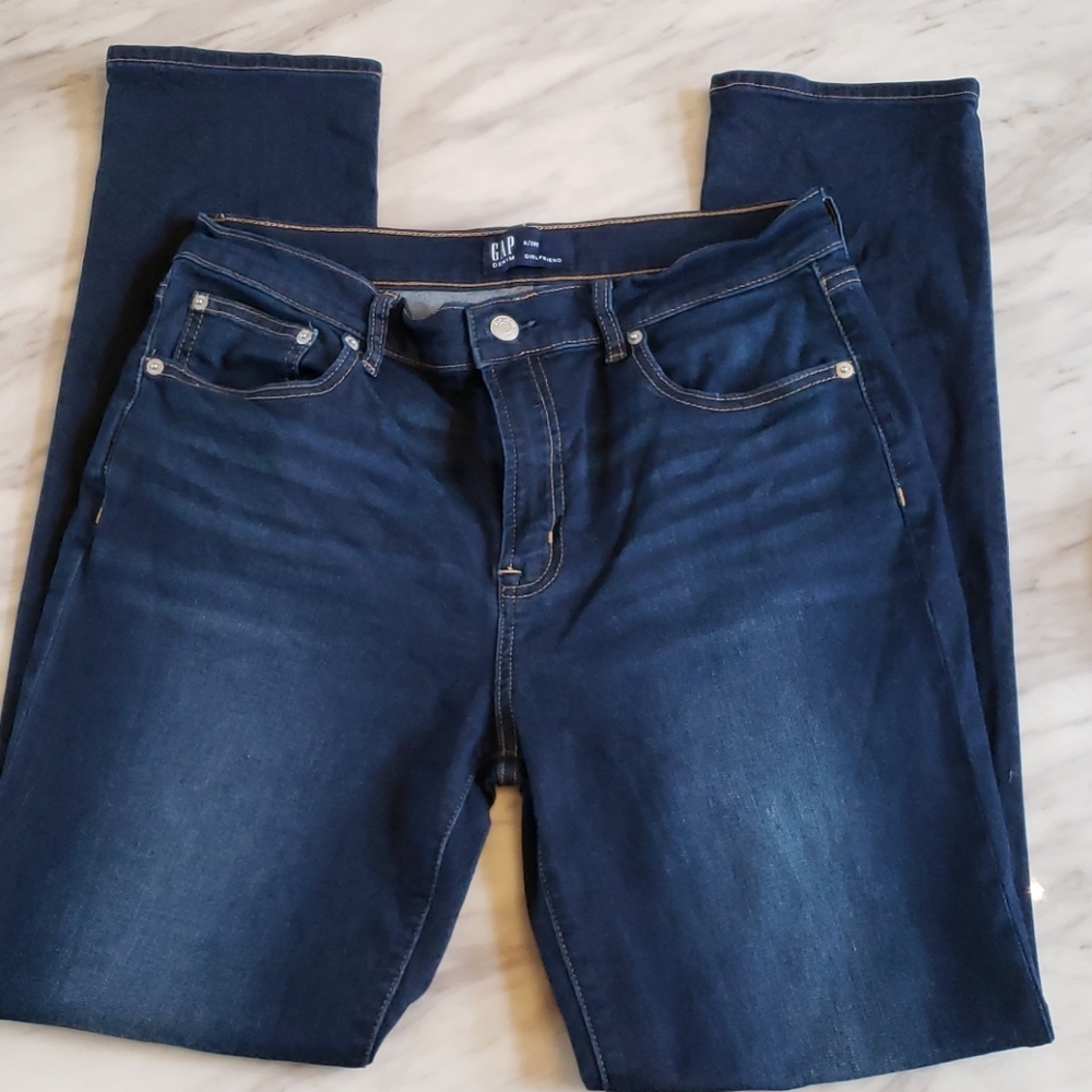 GAP denim girlfriend jeans - tall
